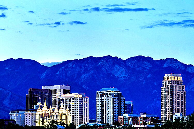 Salt Lake City Utah Skyline